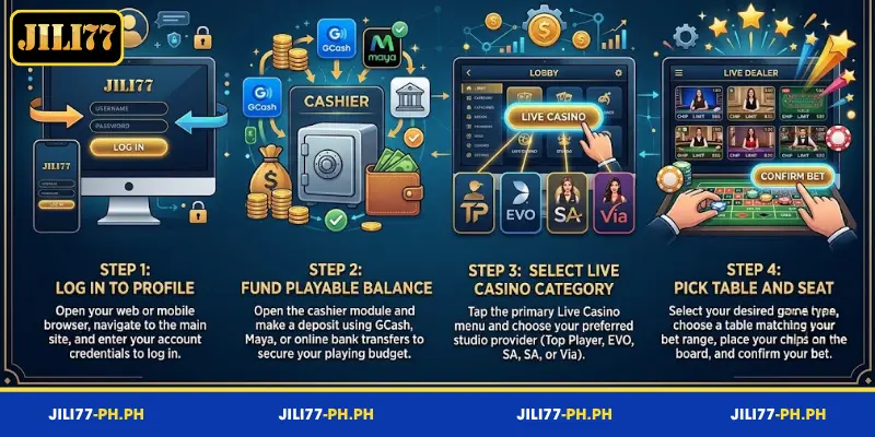 How to Easily Access the Casino Lobby at JILI77