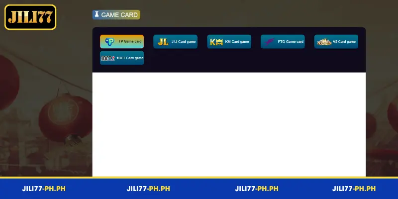 Top Card Game Providers Available on JILI77